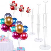 Balloon Stand Balloon Sticks, 3 Set 28'' Height Table Balloon Stand Kit for Birthday Wedding Party Decorations, Including 21 Balloon Holders, 21 Cups and 3 Base